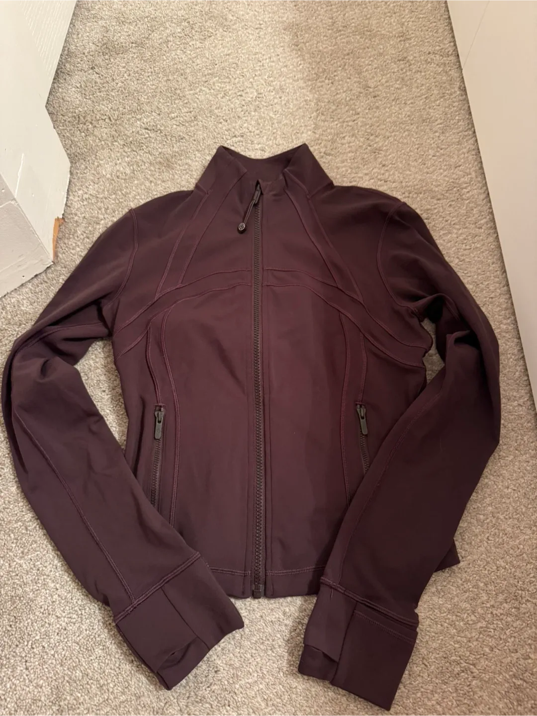 Lululemon Define Jacket - Size 8 - Dark Plum thumbnail