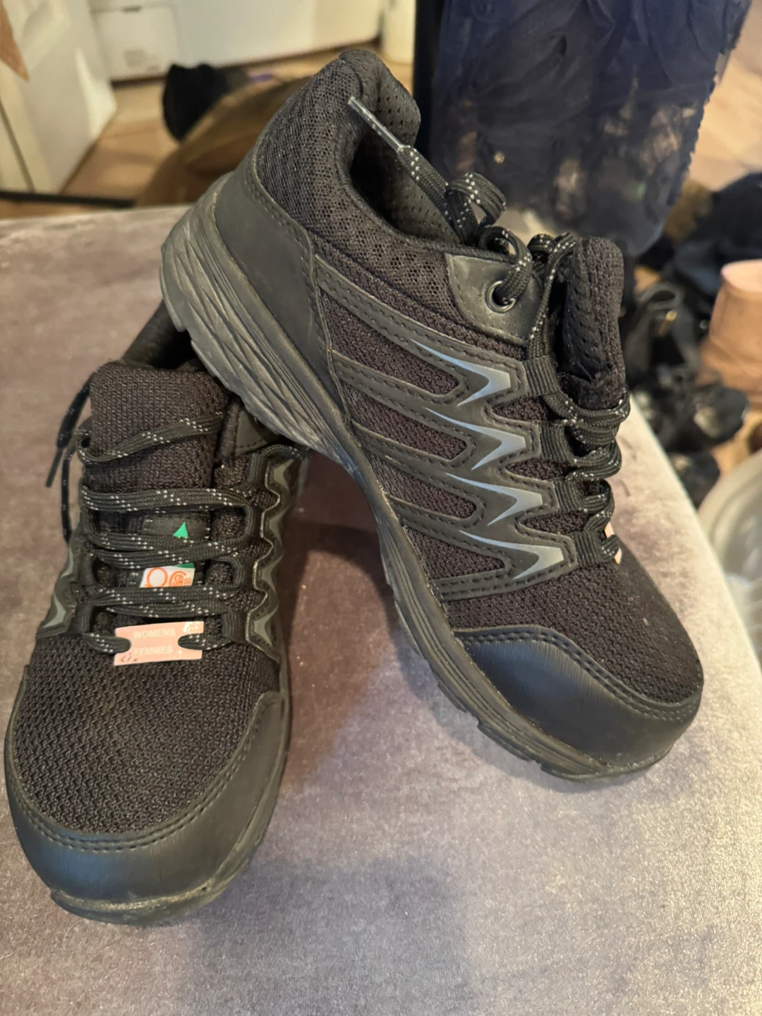 Workload Women's Black Safety Shoes - Size 5 - photo 2