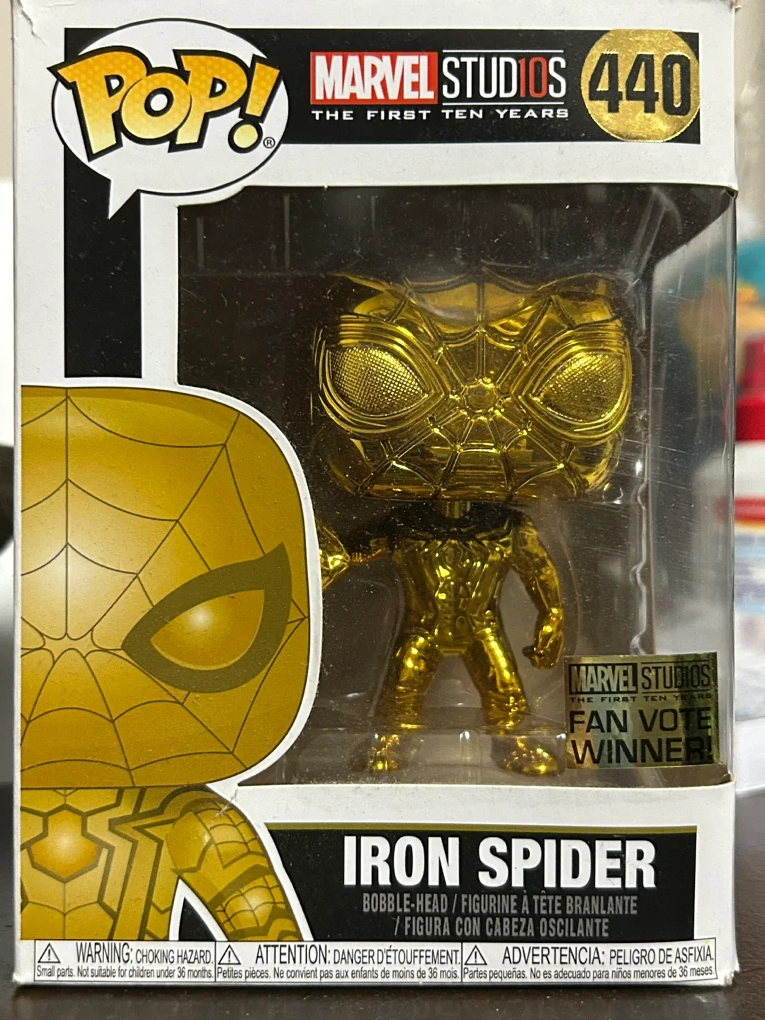 Funko Pop! Marvel Iron Spider #440 thumbnail