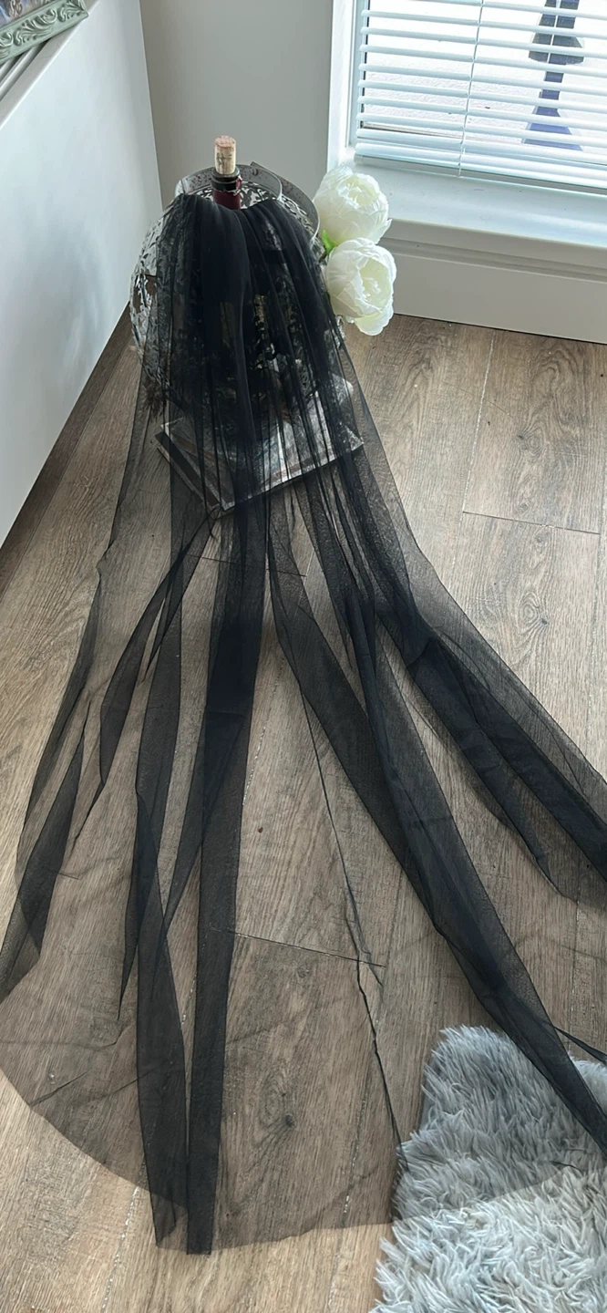 Black Wedding Veil