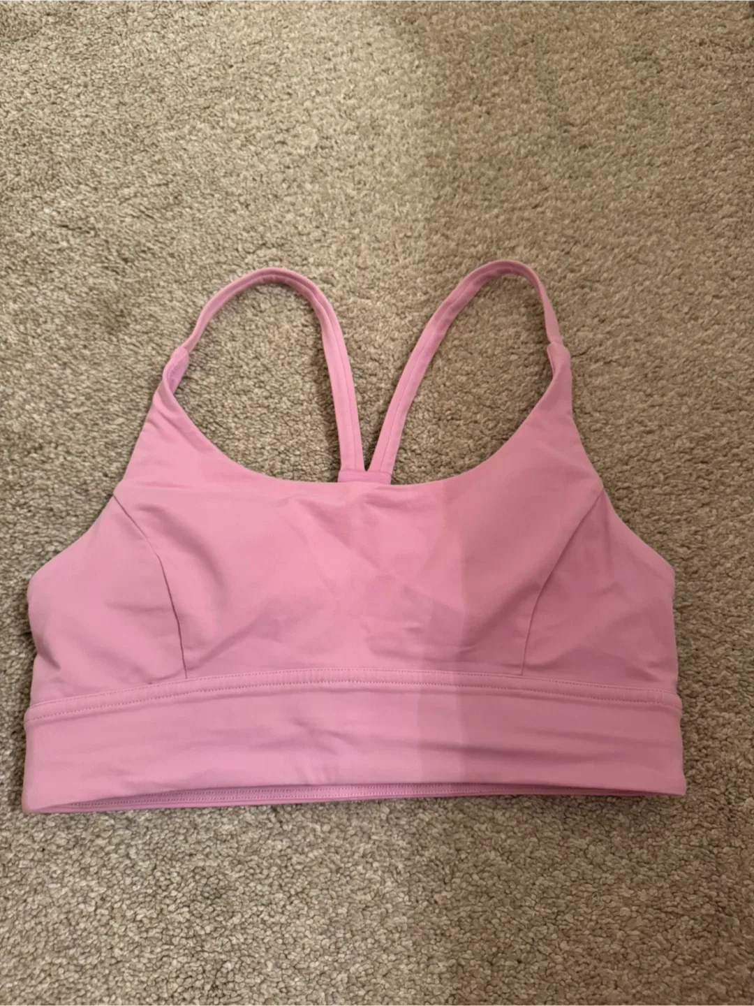 Lululemon Pink Sports Bra thumbnail