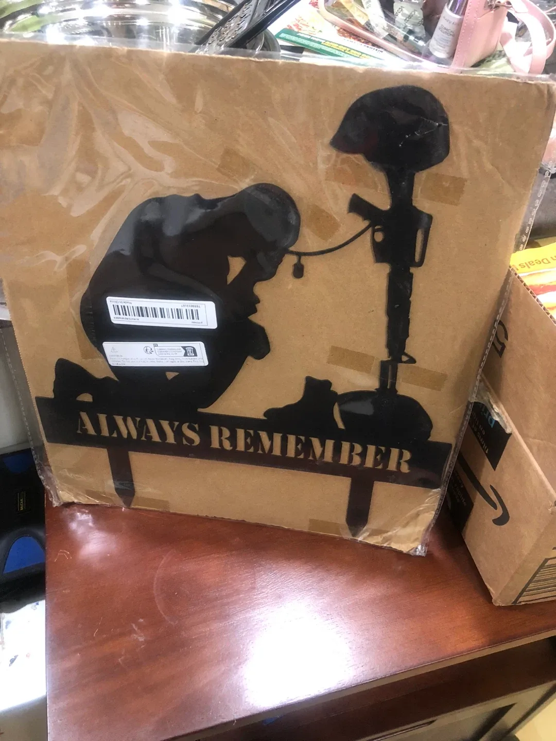 Always Remember Remembrance Day Metal Garden Stake thumbnail