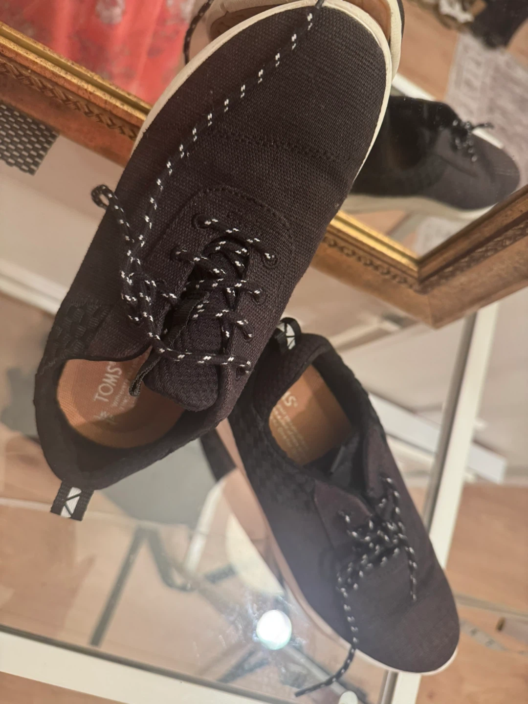 TOMS Men's Black Sneakers, Size 5 - photo 3