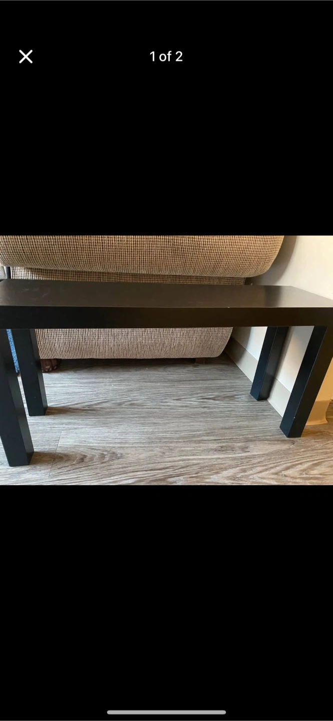 IKEA Lack Side Table - Black - photo 2