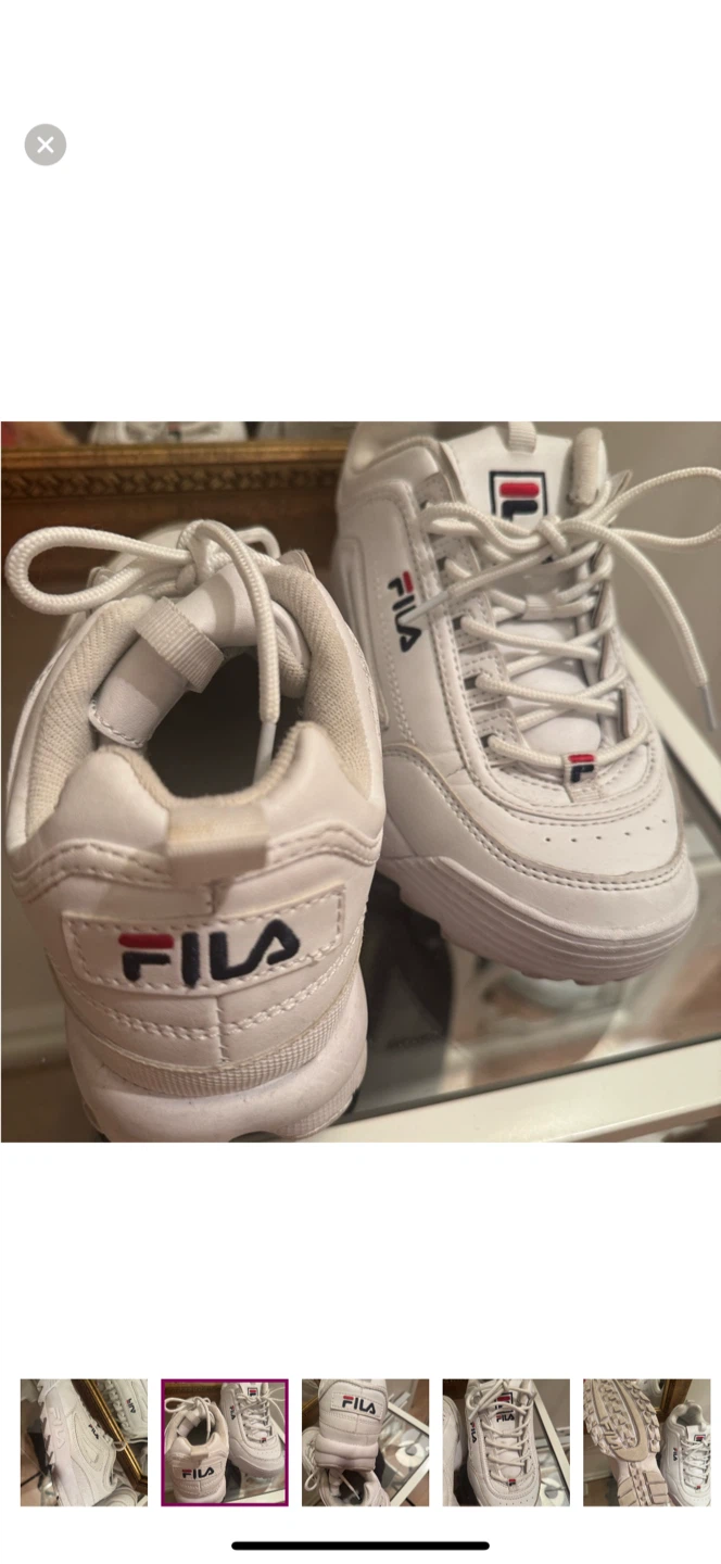 Fila Disruptor White Sneakers - photo 5