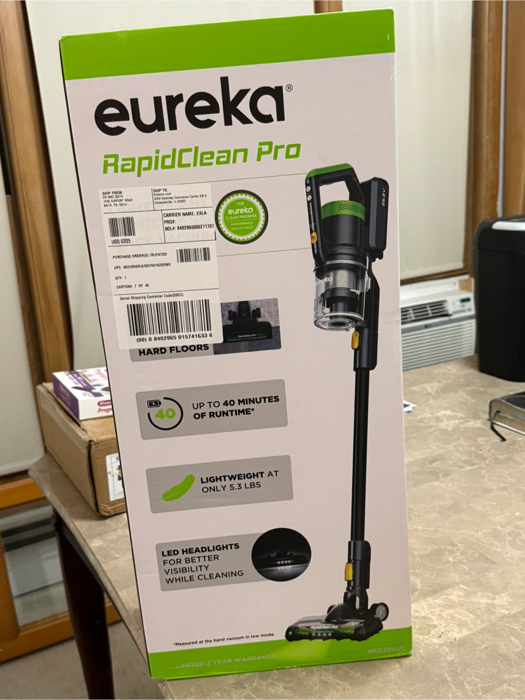 Eureka RapidClean Pro Lightweight Cordless Stick Vacuum - New! - photo 3