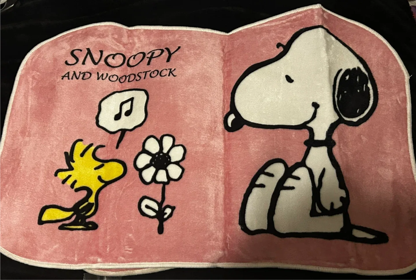 Snoopy & Woodstock Pink Rug image indicator(2)