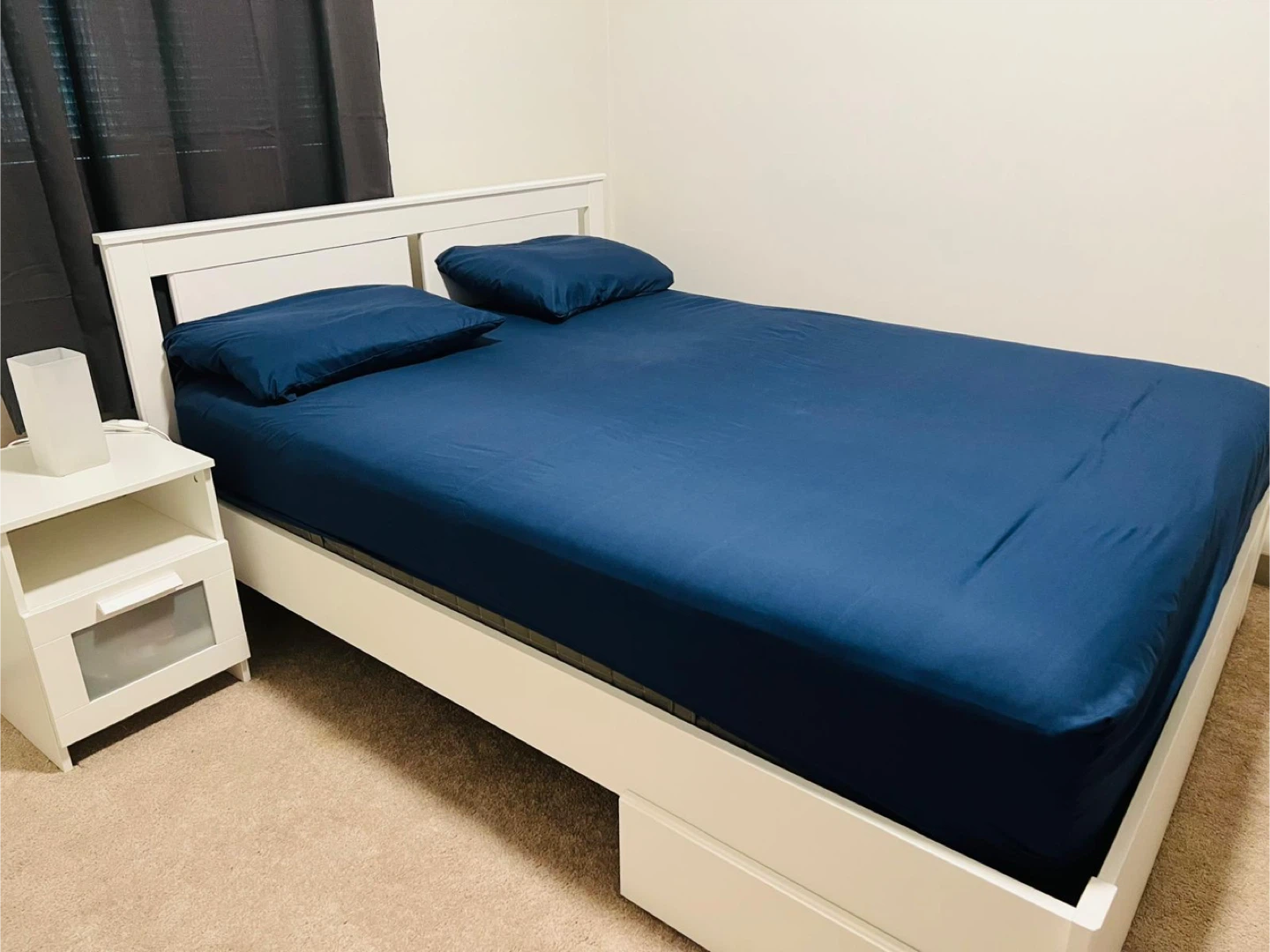 IKEA Songesand Queen Bed Frame - White