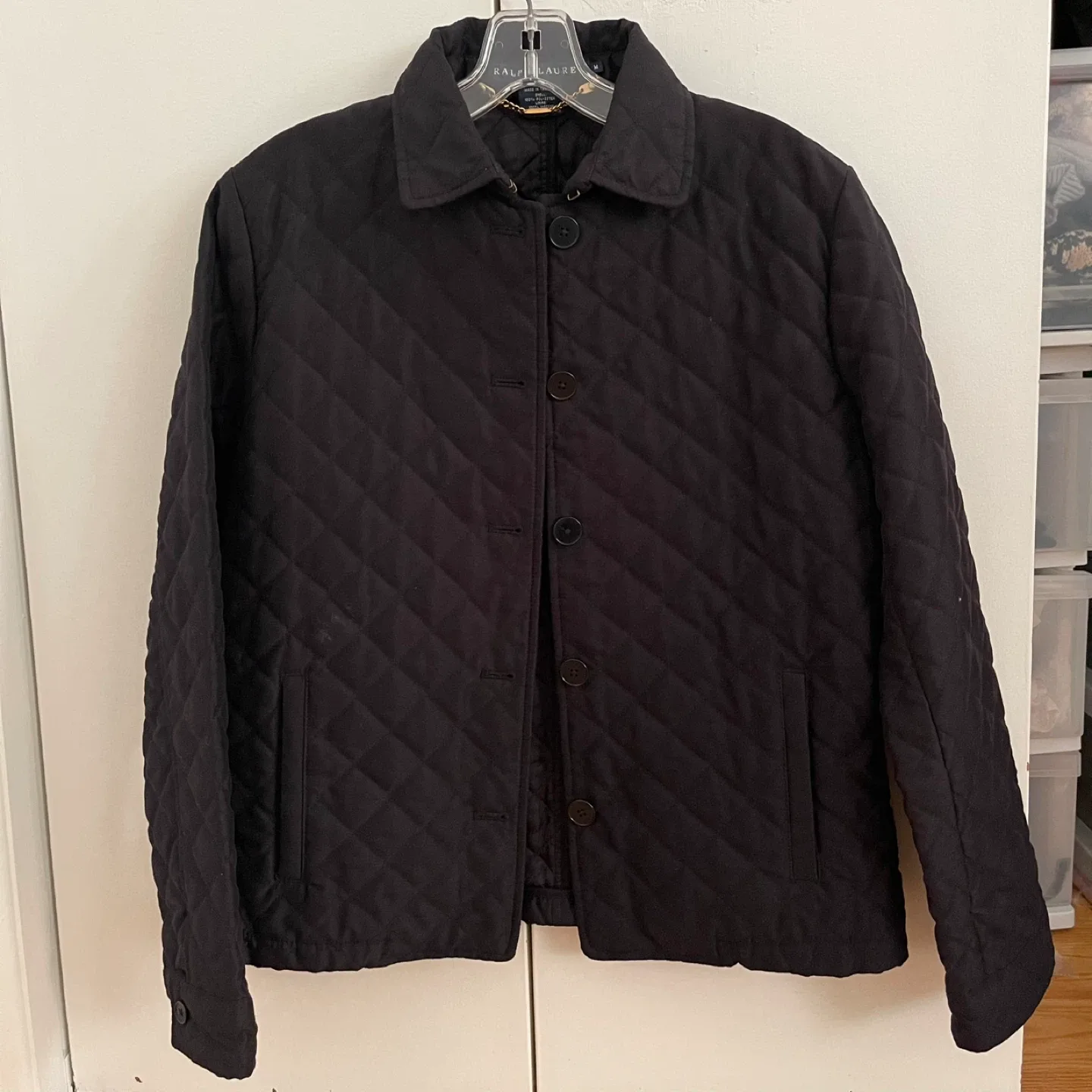 Ralph Lauren Black Quilted Barn Jacket image indicator(3)