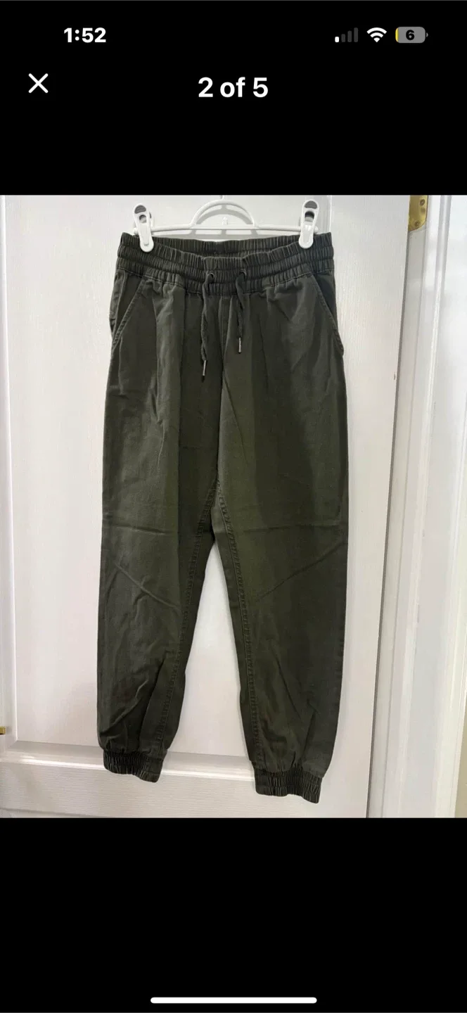 Nameless Olive Green Joggers - Size XS thumbnail