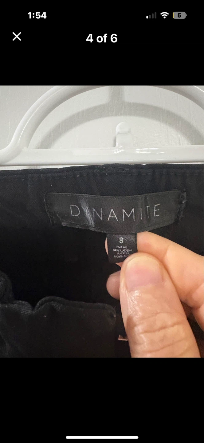 Dynamite Dress Black Pants - Size 8 - photo 3