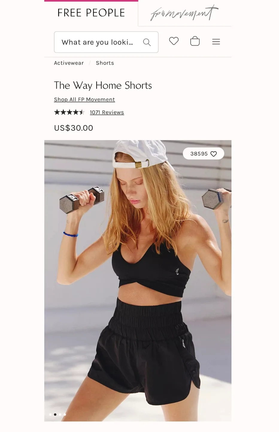 FP Movement (NWT) run shorts - Size M image indicator(10)