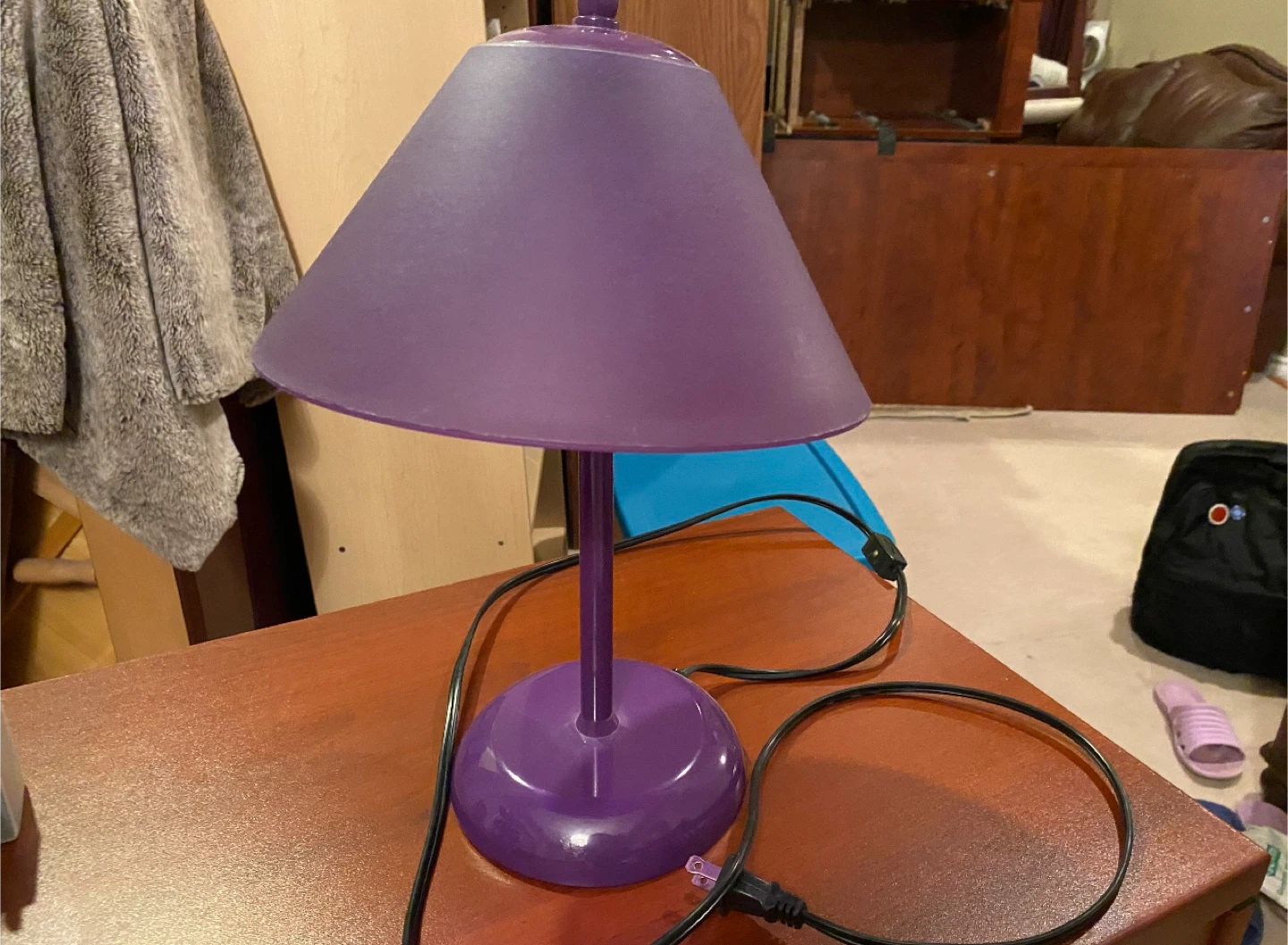 Purple Table Lamp