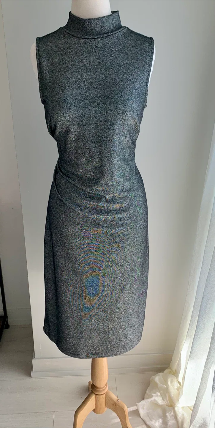 GAP Graphite Grey Sleeveless Dress - Size Large thumbnail
