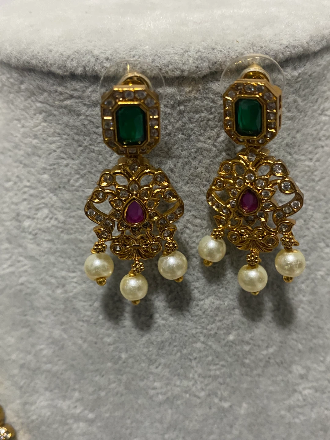 Gold Necklace & Earring Set - photo 2