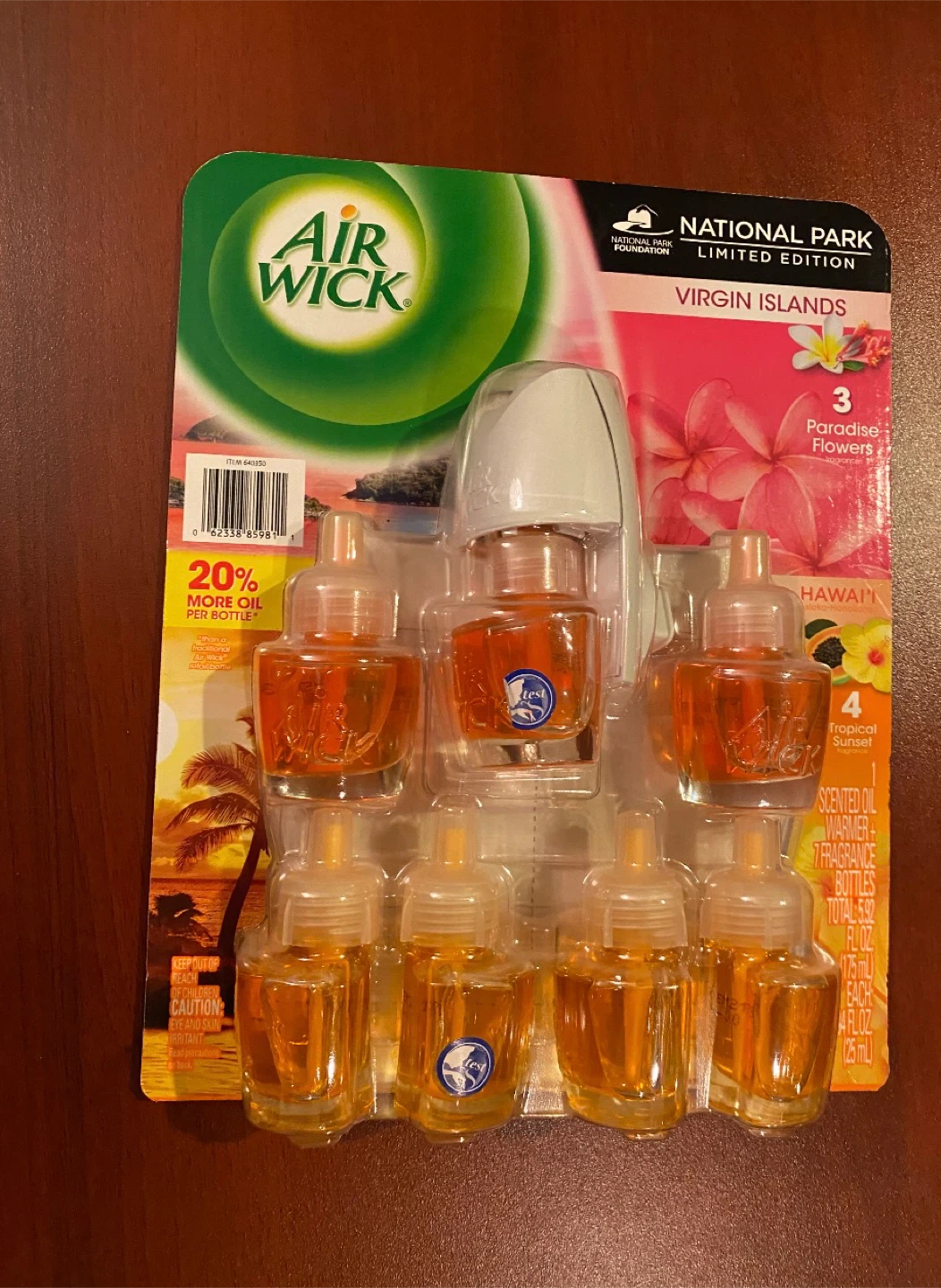 Air Wick fragrance bottles