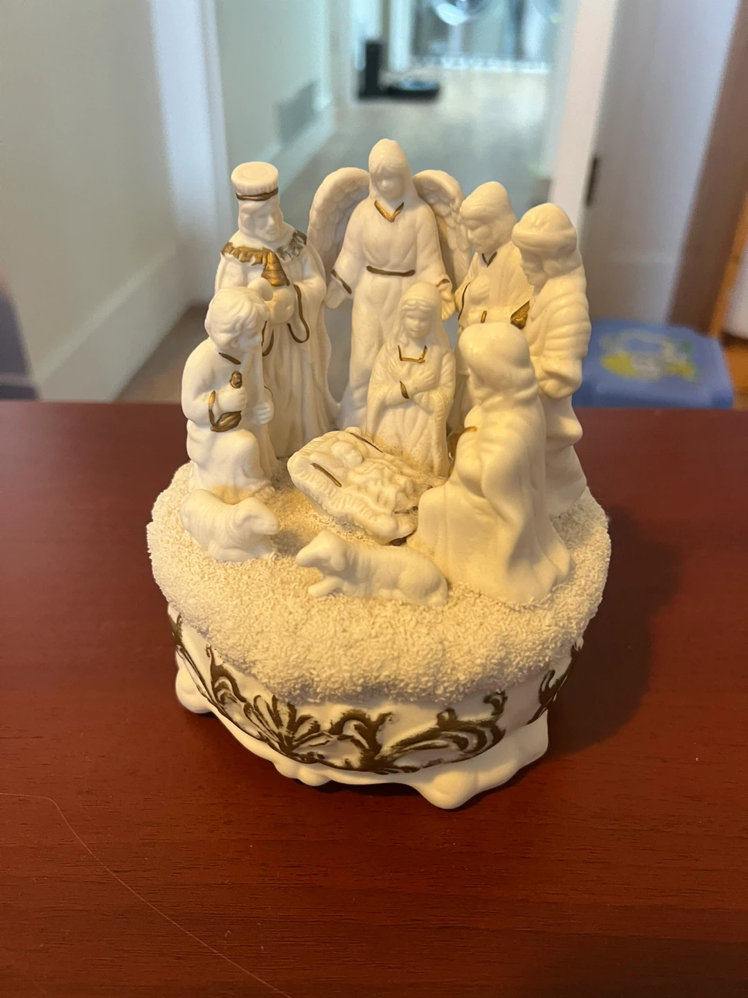 Nativity Scene Music Box