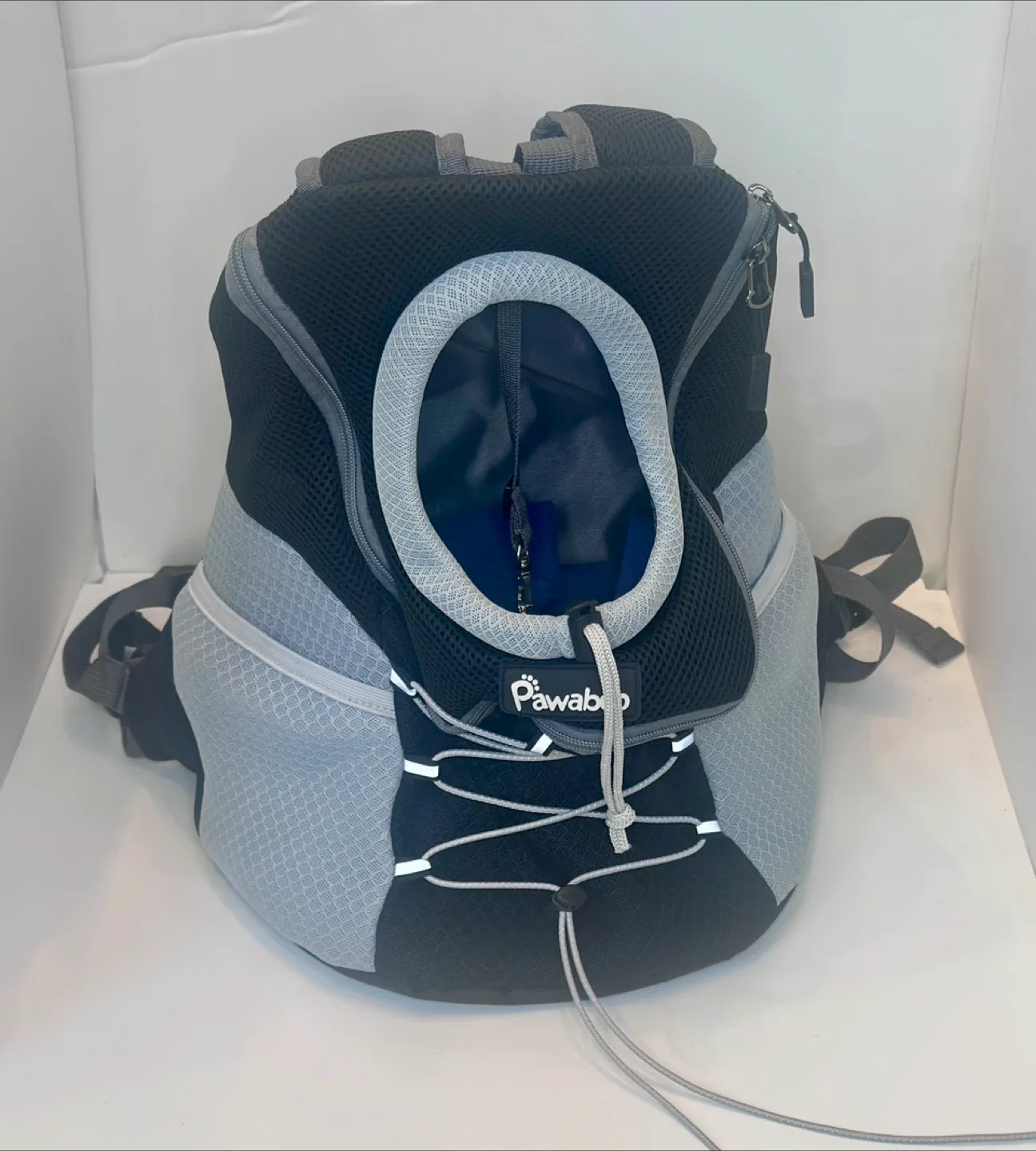 Pawaboo Pet Carrier Backpack - Black & Grey image indicator(5)