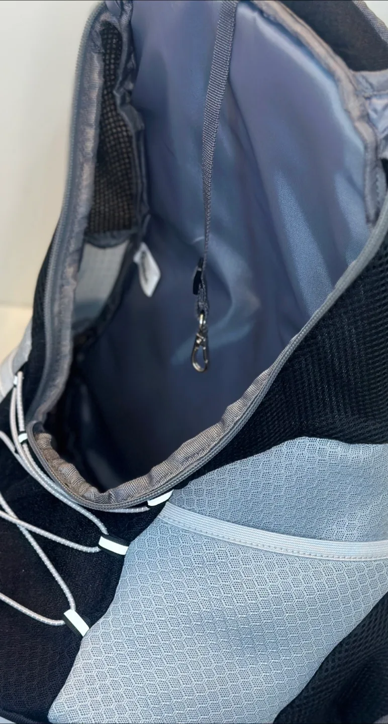 Pawaboo Pet Carrier Backpack - Black & Grey image indicator(7)