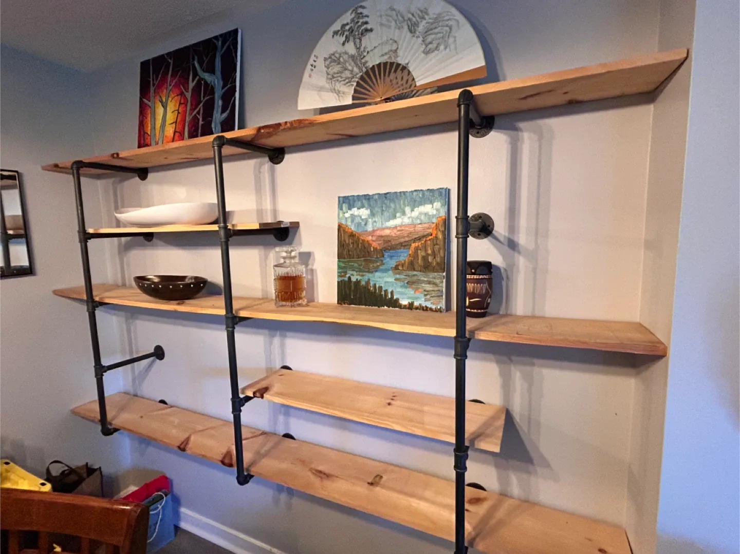 Industrial Style Pipe Shelving Unit thumbnail