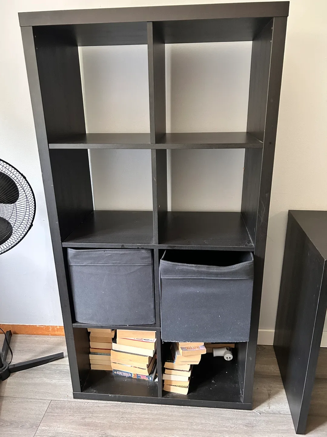 Black 8-Cube Storage Shelf thumbnail