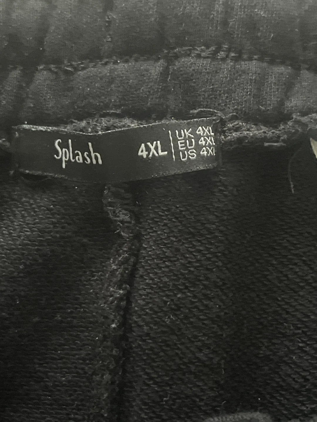 Splash Black Shorts - Size 4XL image indicator(2)