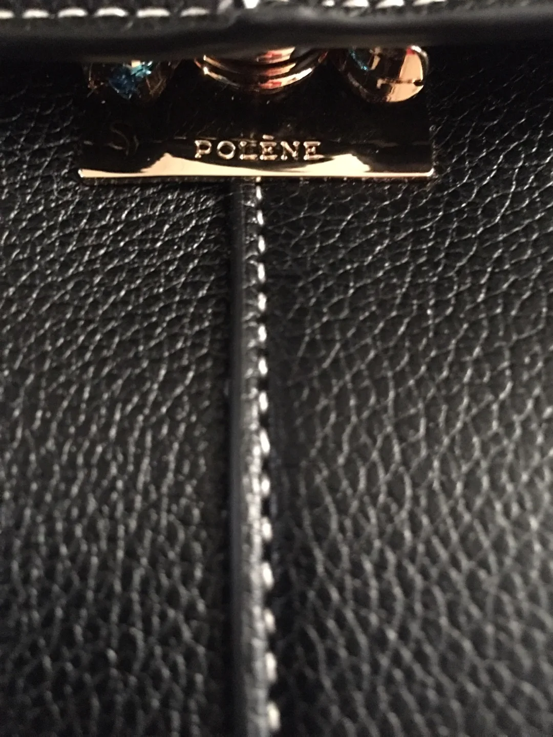 Polène Black Leather Handbag thumbnail