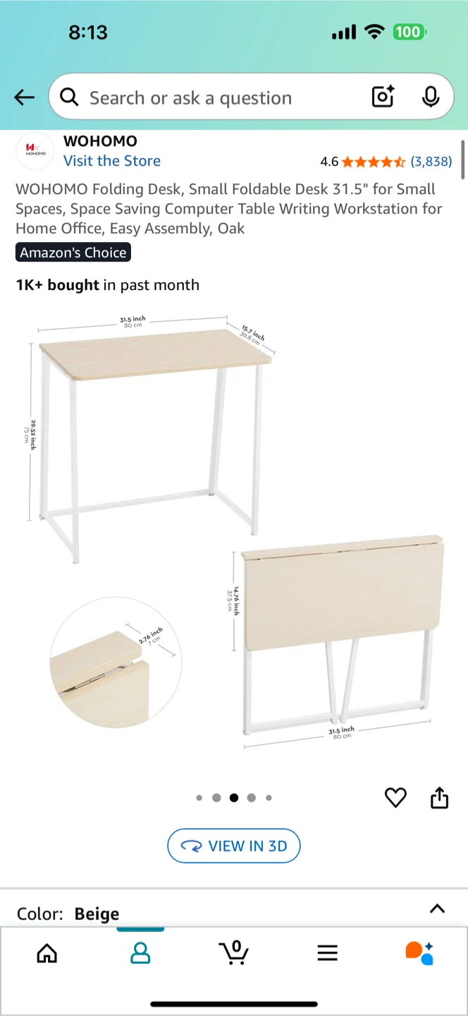 Foldable desk 🥕 - photo 2