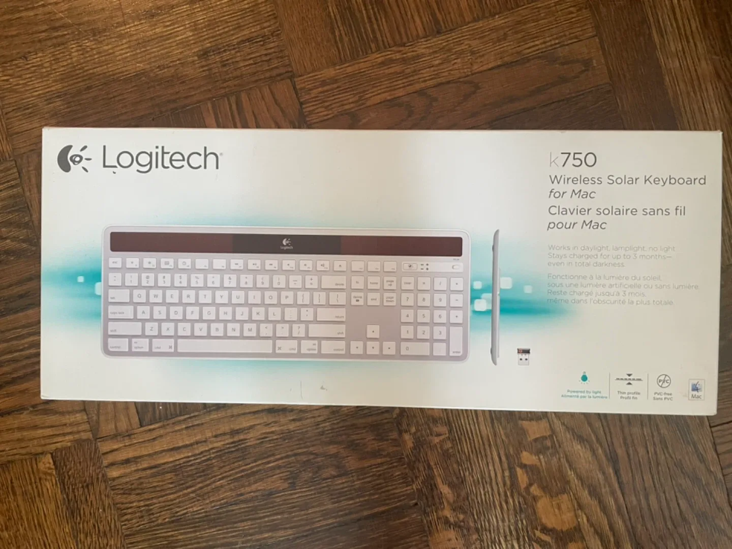Logitech K750 Wireless Solar Keyboard for Mac image indicator(2)
