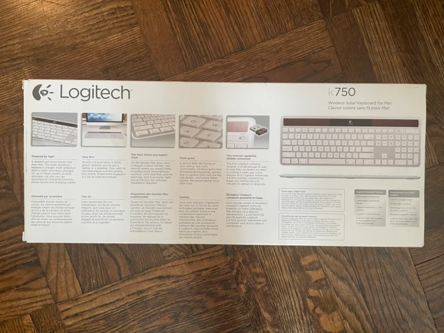 Logitech K750 Wireless Solar Keyboard for Mac image indicator(3)