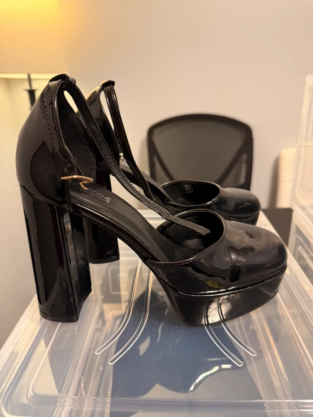 Ardene Black Platform Heels - Size 7 image indicator(2)