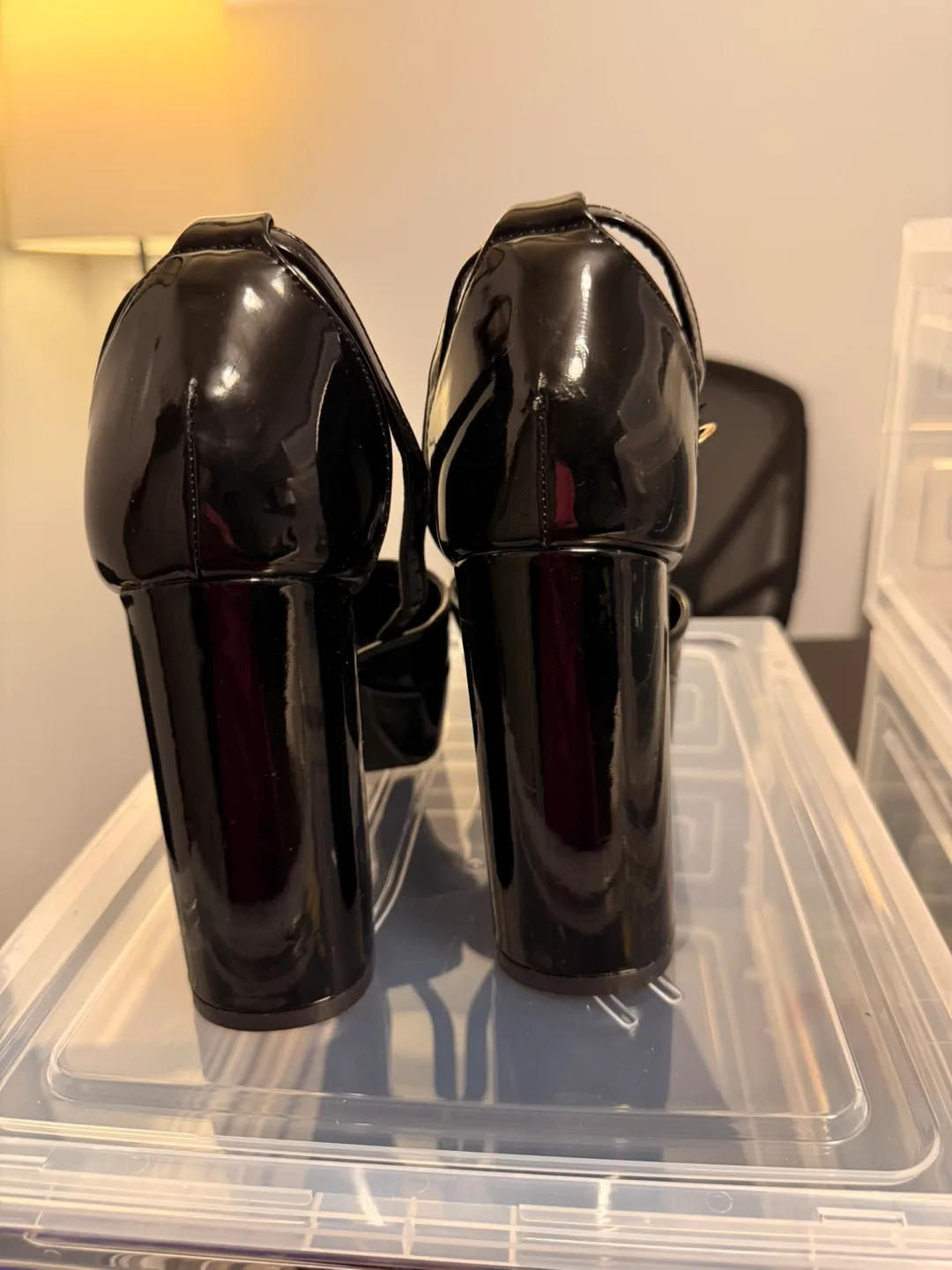 Ardene Black Platform Heels - Size 7 image indicator(3)