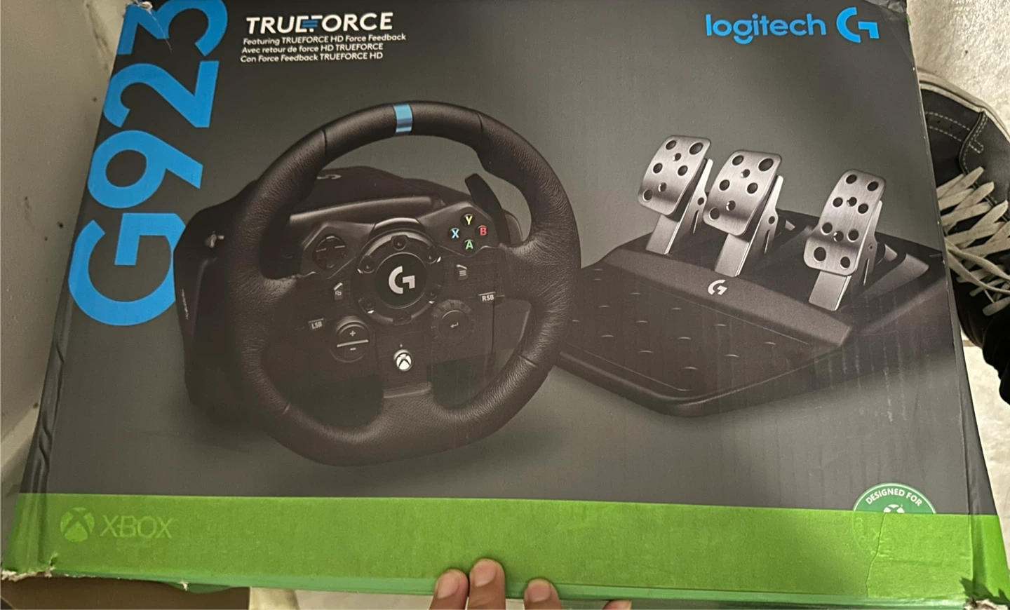 Logitech G923 Wheel + Pedals Xbox/PC