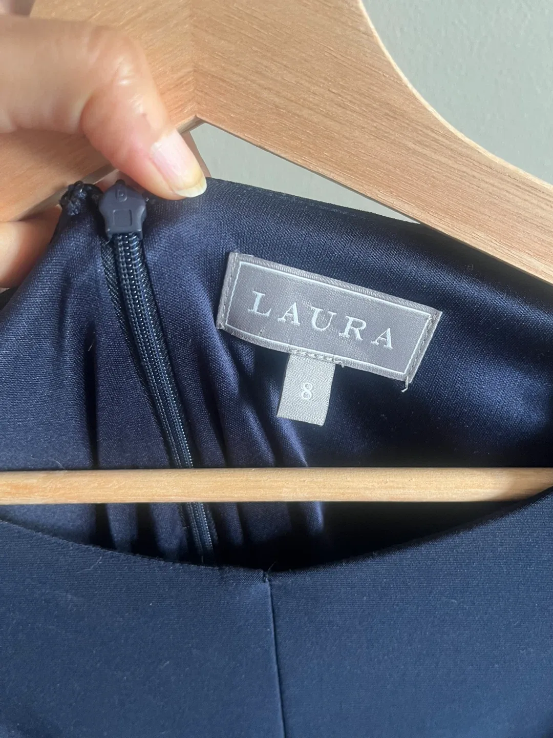 Laura Dress - Size 8 - Navy Blue image indicator(4)