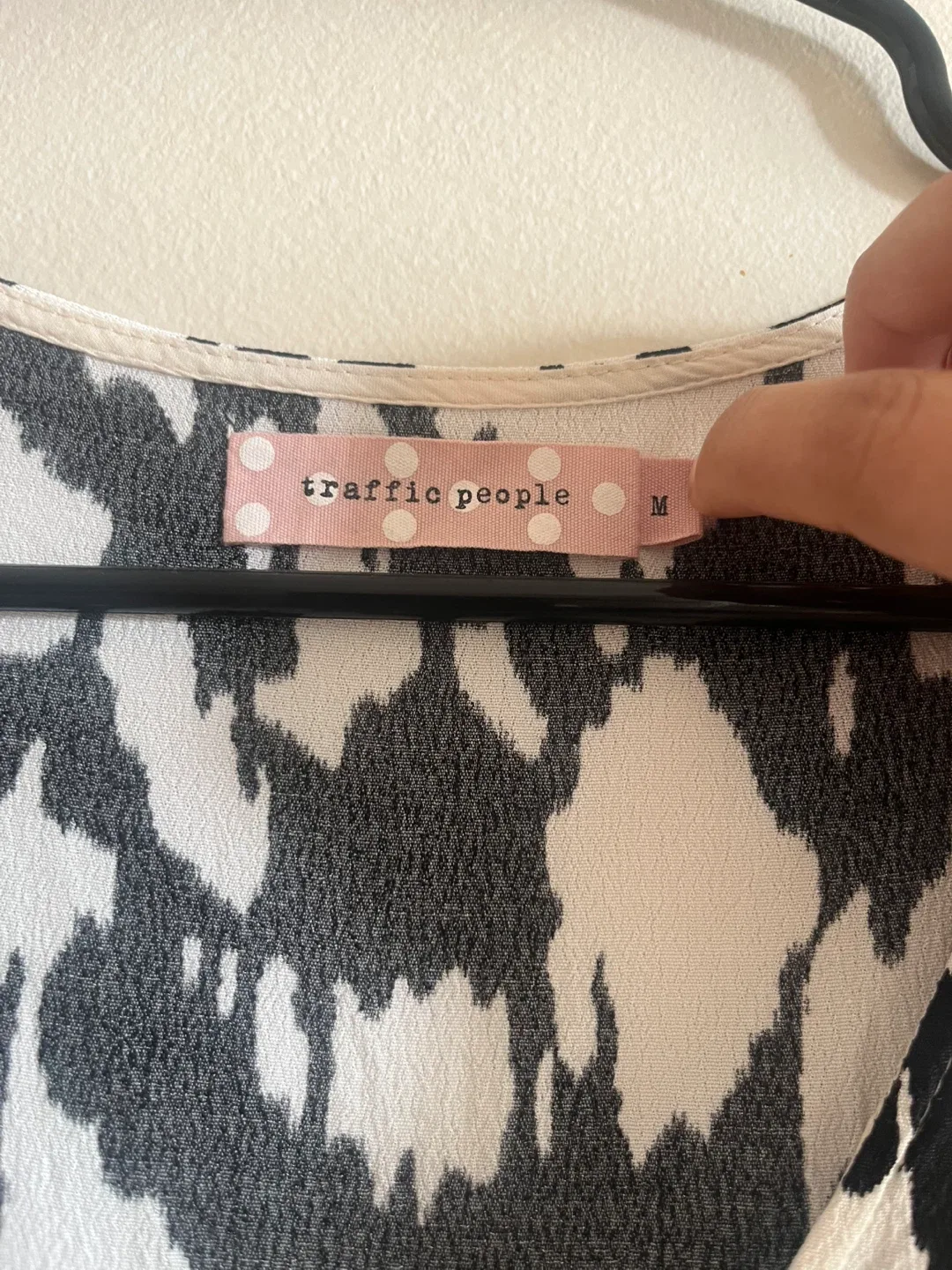 Black & White Wrap Dress - M image indicator(7)