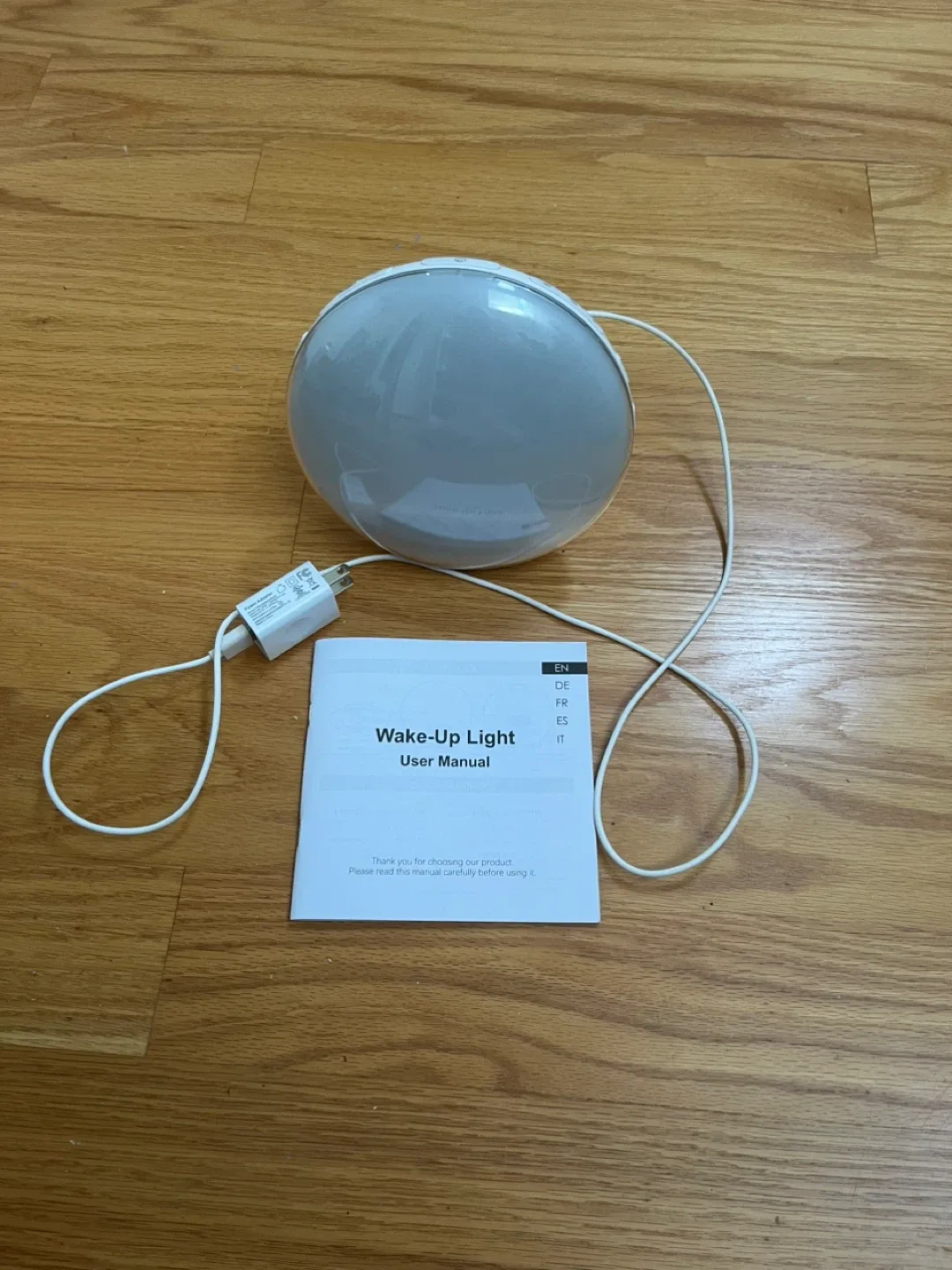 Wake-Up Light Clock Alarm with User Manual image indicator(2)