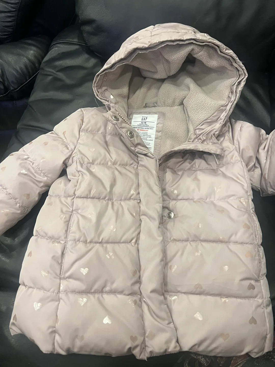 GAP Baby ColdControl Ultra Max Puffer Jacket - 12-18 Months image indicator(4)