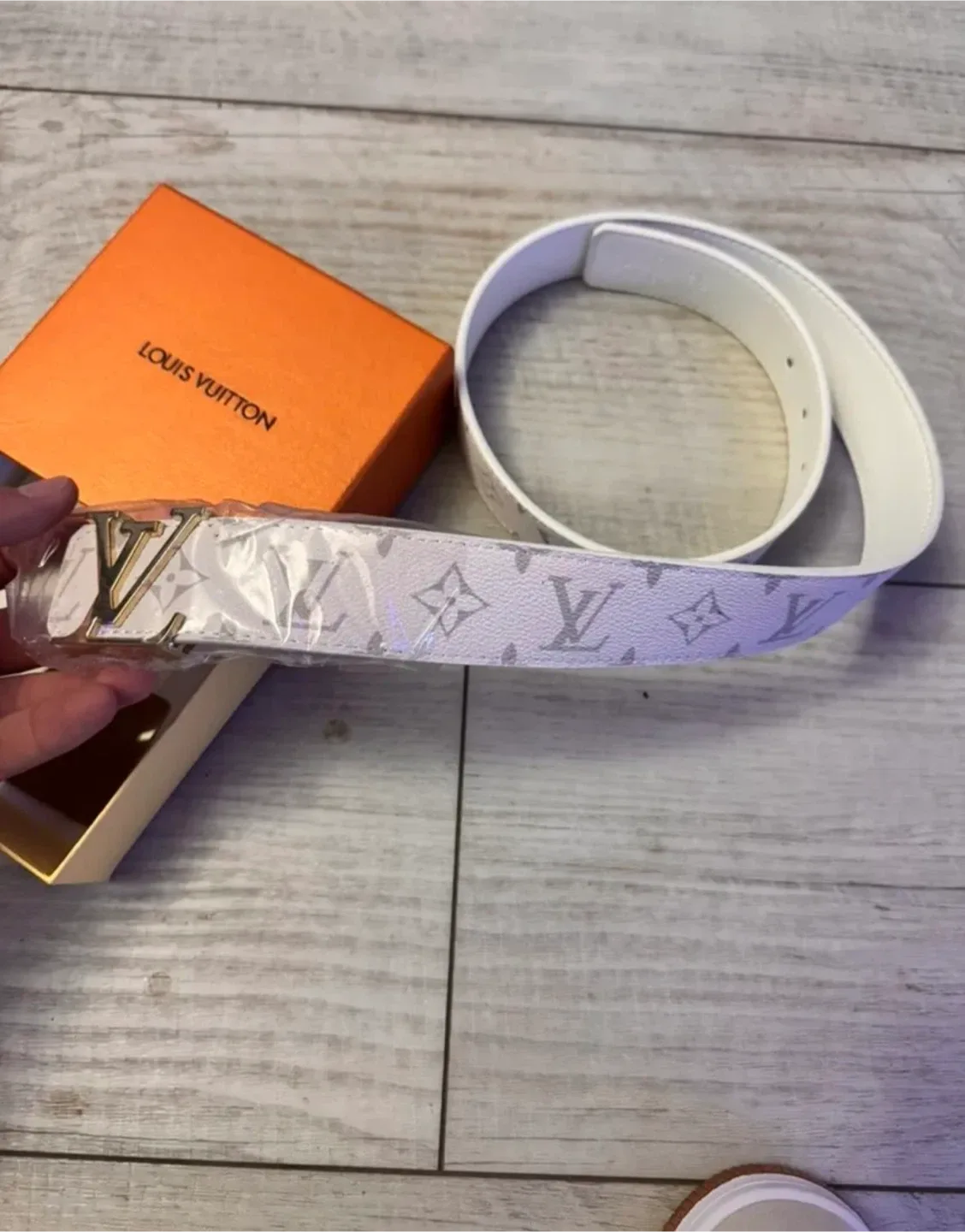 Louis Vuitton Black Monogram Belt Size 115/46 image indicator(8)