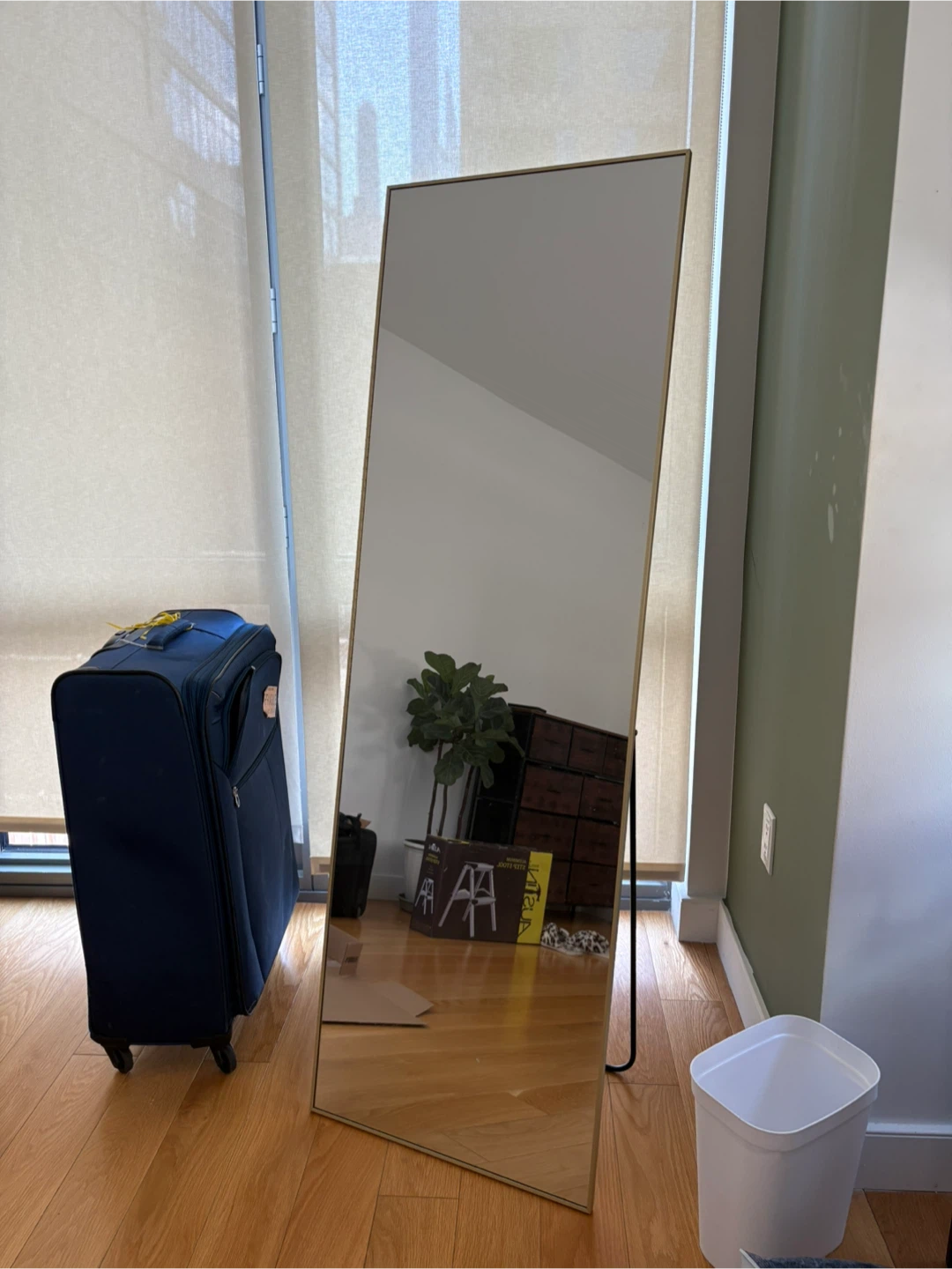 Full Length Gold Framed Mirror