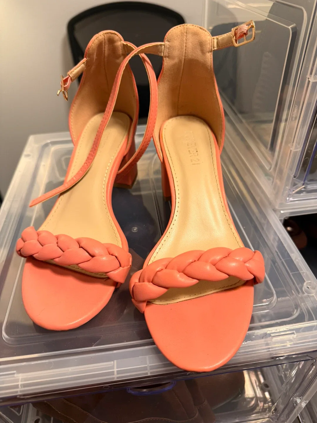 Forever 21 Braided Heels - Size 8 thumbnail