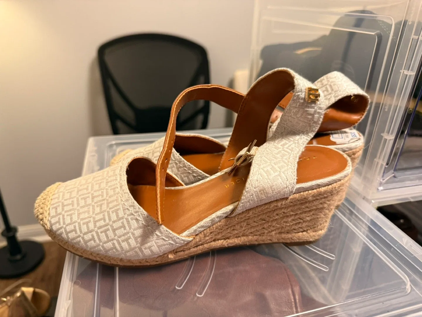 Tommy Hilfiger Espadrille Wedges - Size 6 thumbnail