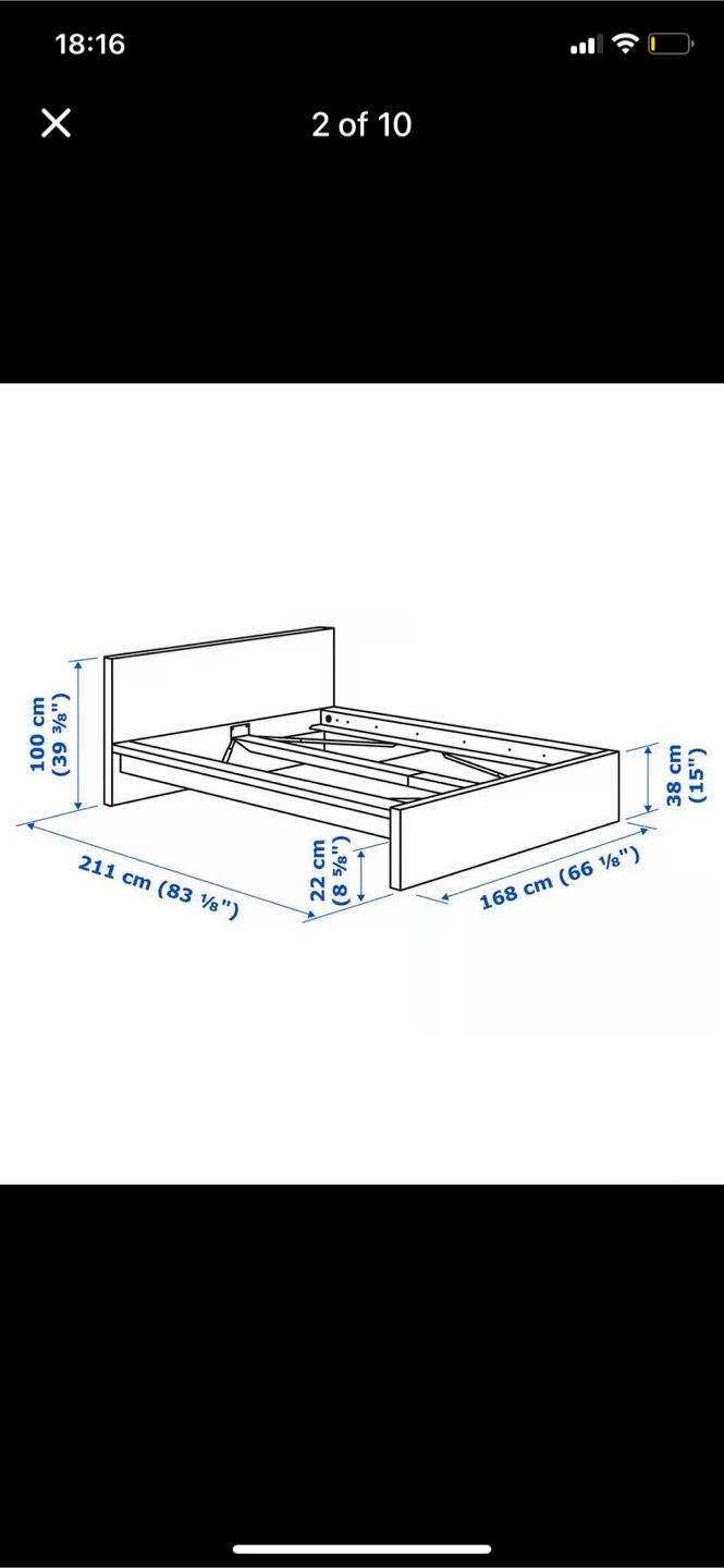 IKEA Malm Queen Size Bed Frame (CAN DELIVER) - photo 2
