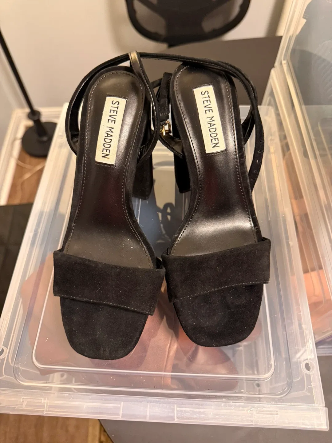 Steve Madden Black Heels - Size 6 thumbnail