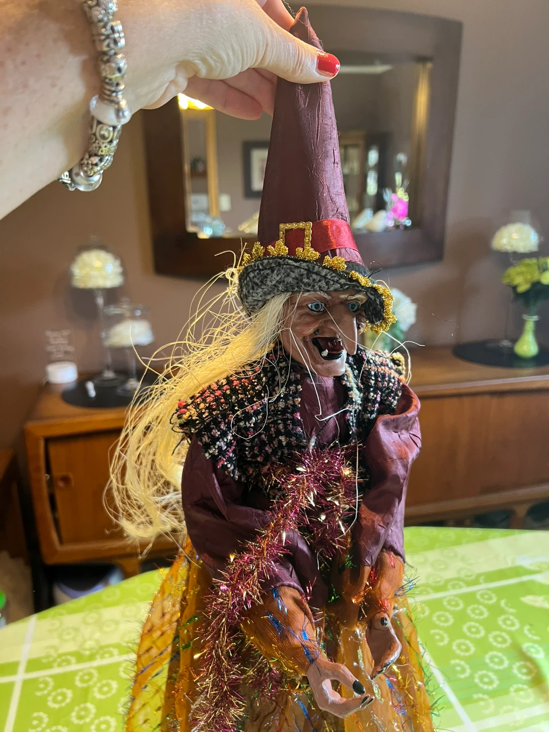 Hanging Halloween Witch Decoration - photo 2