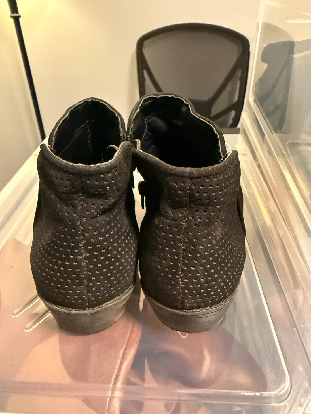 Black Ankle Boots - Size Unknown image indicator(4)