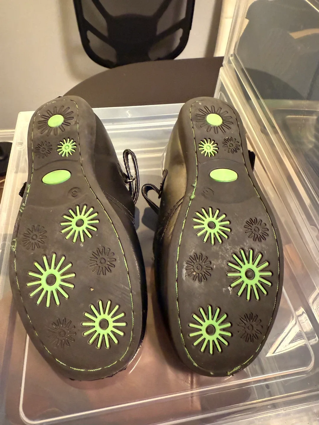 Pediped Black Leather Mary Janes - Size of kids 6 to 8 years image indicator(3)