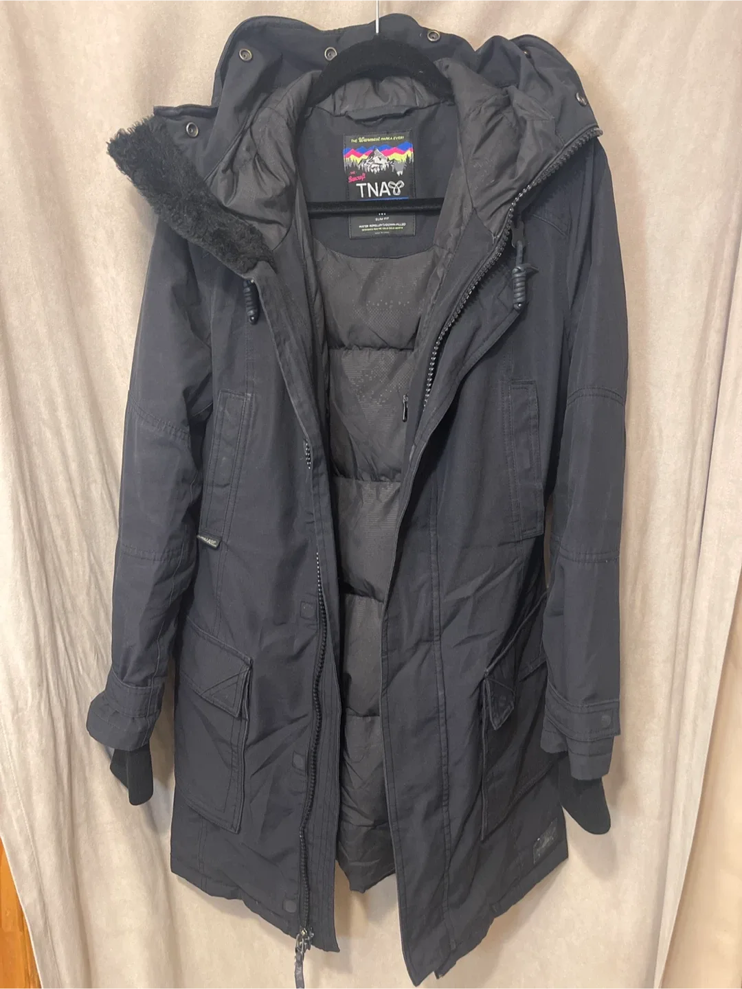TNA Bancroft Parka - Size M - Black thumbnail