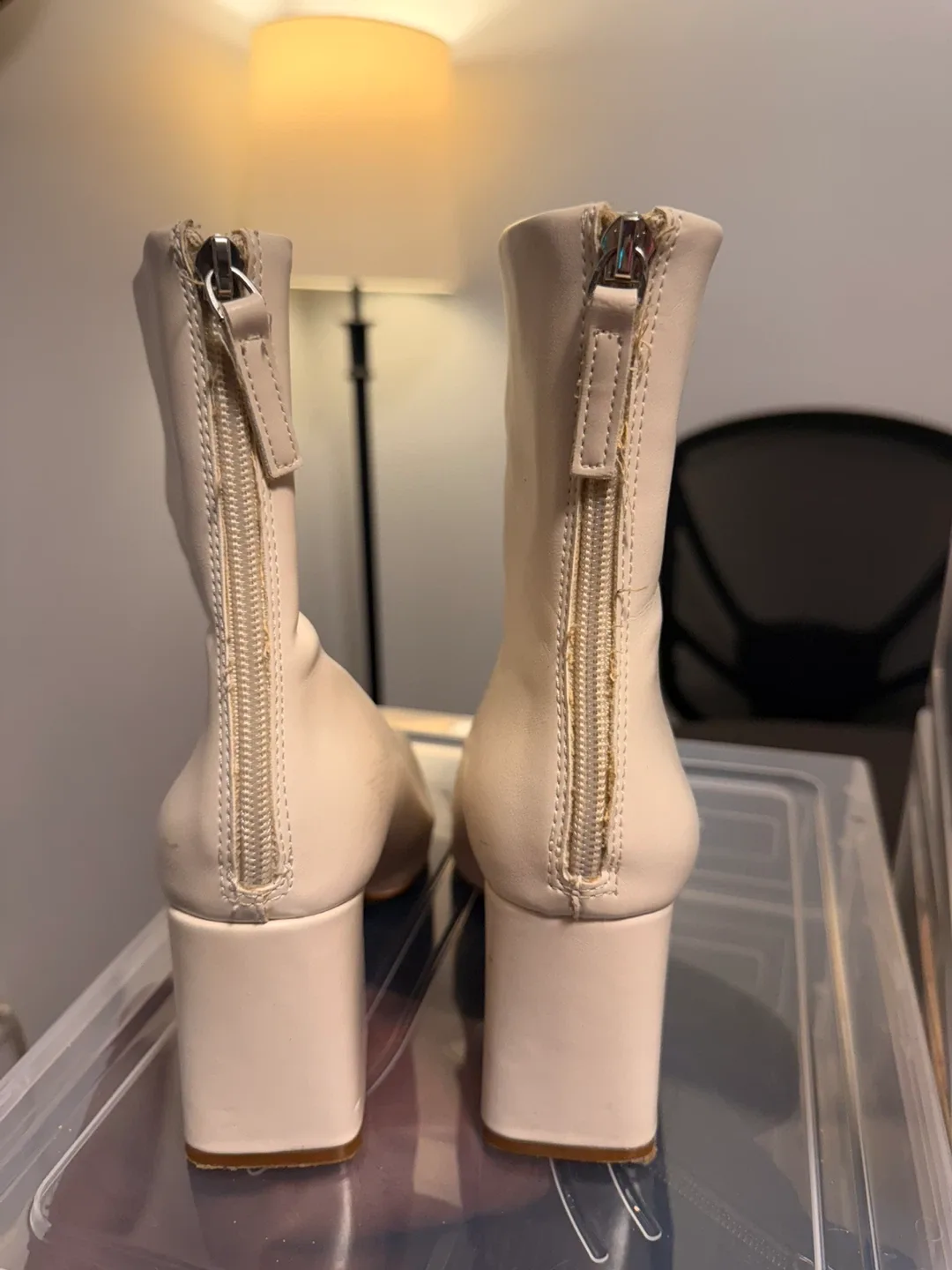 Zara Heeled Ankle Boots - Size 6 image indicator(2)