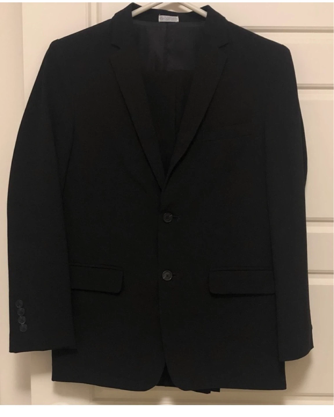 Youth Calvin Klein Black Suit - Size 18/16