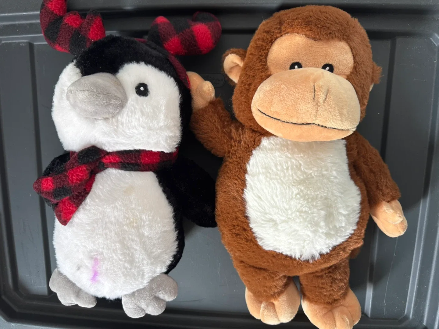 Penguin & Monkey Plush Toys thumbnail